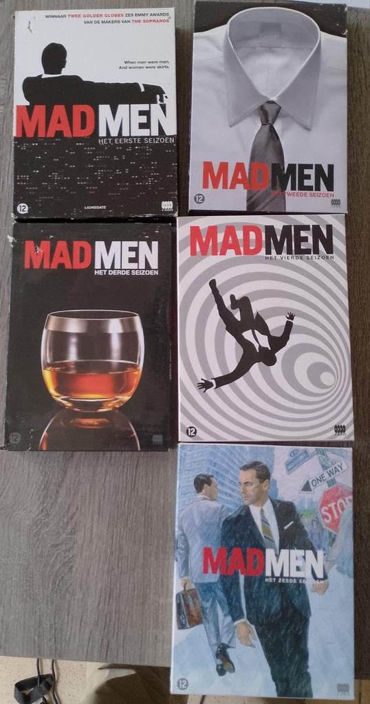 Mad men 1,2,3,4,6, Ophalen of Verzenden, Gebruikt