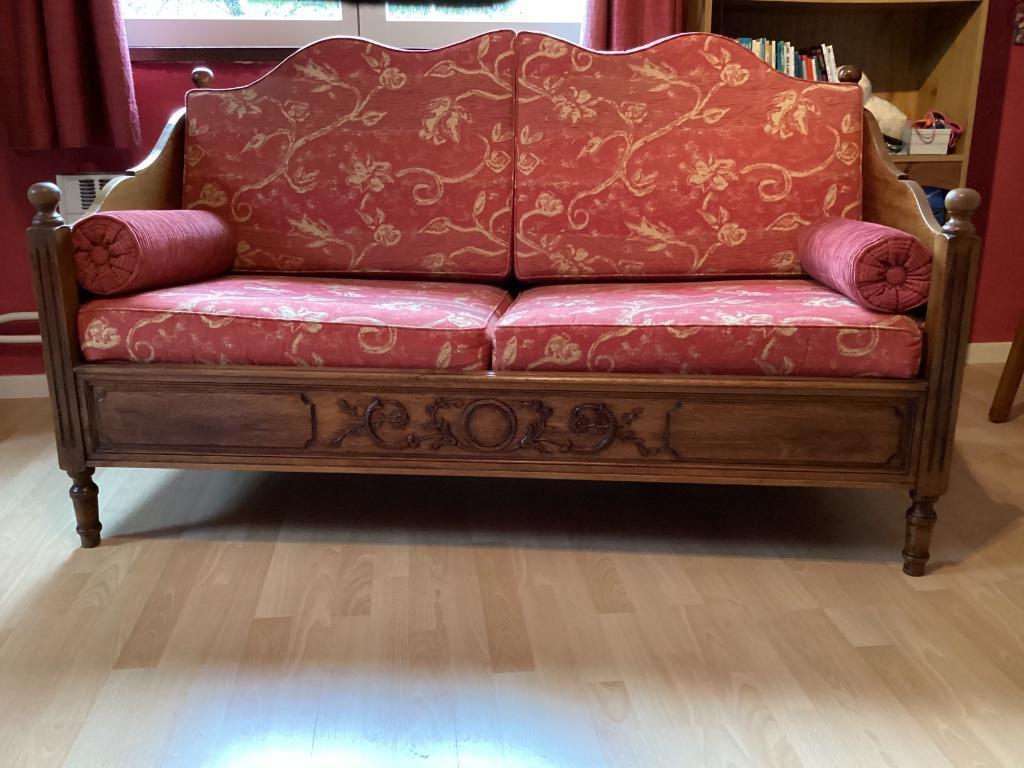 Lit de repos chêne massif, Enlèvement