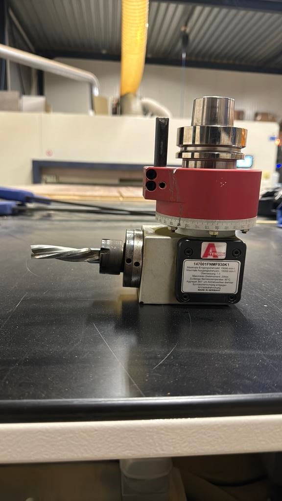 Atemag Haaks CNC aggregaat 3 graden voor binnendeuren, Doe-het-zelf en Bouw, Draaibanken, Ophalen of Verzenden, Zo goed als nieuw