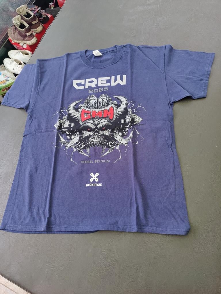 T-shirt crew GMM 2025, Enlèvement ou Envoi, Bleu, Fruit of the Loom, Taille 52/54 (L)