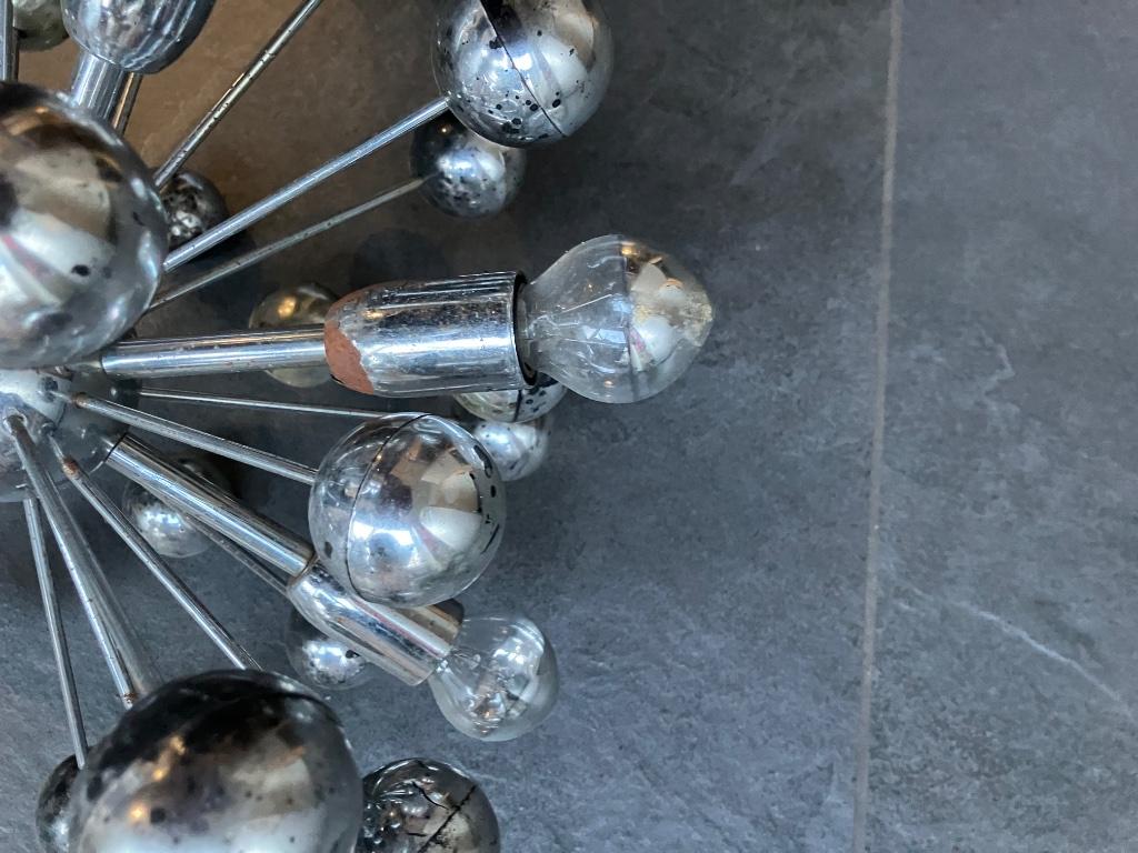 Originele Spoetnik luster 1960, Ophalen, Gebruikt, Overige materialen