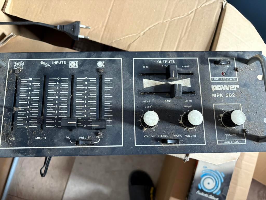 Mengpaneel . Vintage, Muziek en Instrumenten, Ophalen, Zo goed als nieuw