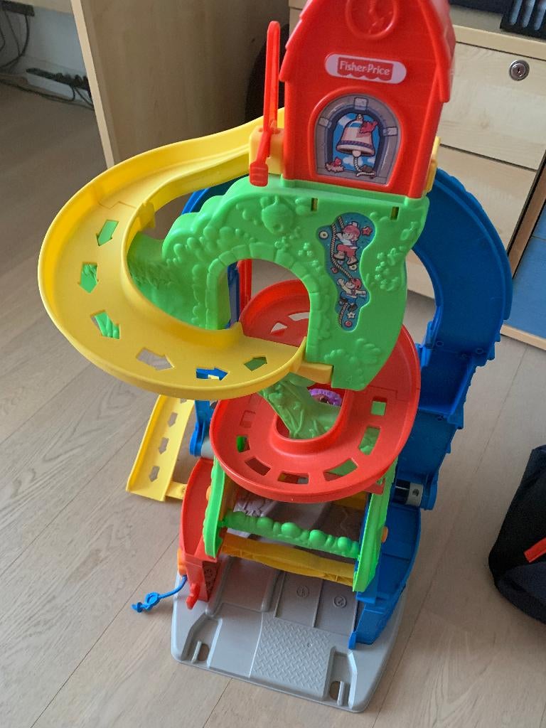 Fisher Price garage (zit en sta) 2-5j, Enlèvement, Utilisé, Set de jeu