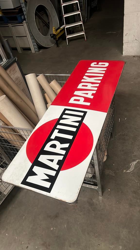 Emaille Martini 1960  emaillerie belge, Verzamelen, Ophalen, Zo goed als nieuw