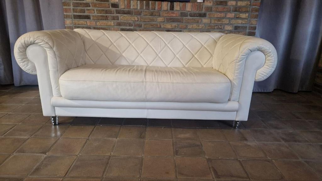 Canapé Chesterfield, Maison & Meubles, Canapés | Sofas & Chaises Longues, Comme neuf, Cuir, Enlèvement