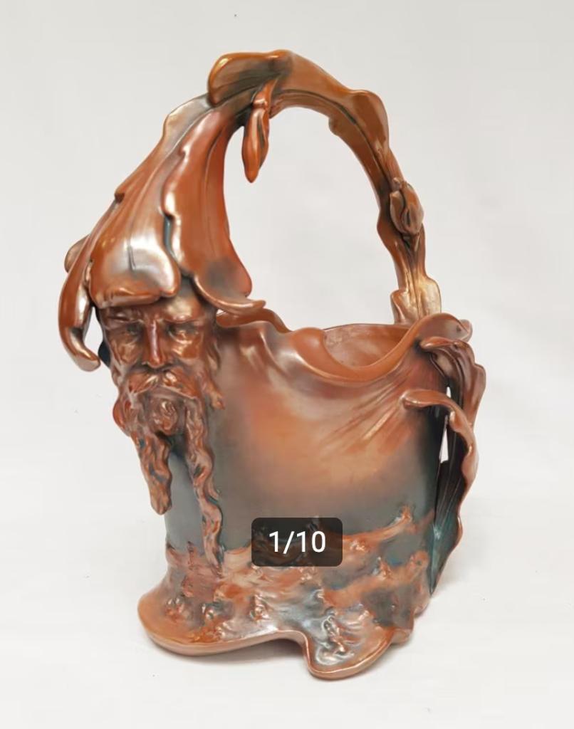 Art Nouveau Kruik - Bernard Bloch., Antiek en Kunst, Antiek | Keramiek en Aardewerk, Ophalen of Verzenden