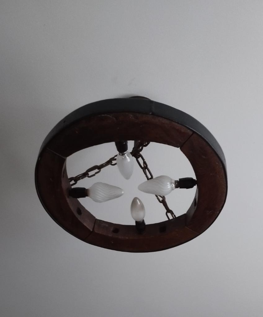 Lustre bois, Maison & Meubles, Enlèvement, Bois