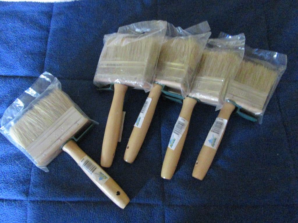 Brosse à encoller Intex 3 x 10 avec support métal NEUVE, Bricolage & Construction, Matériel de peinture, Enlèvement, Neuf, Brosse