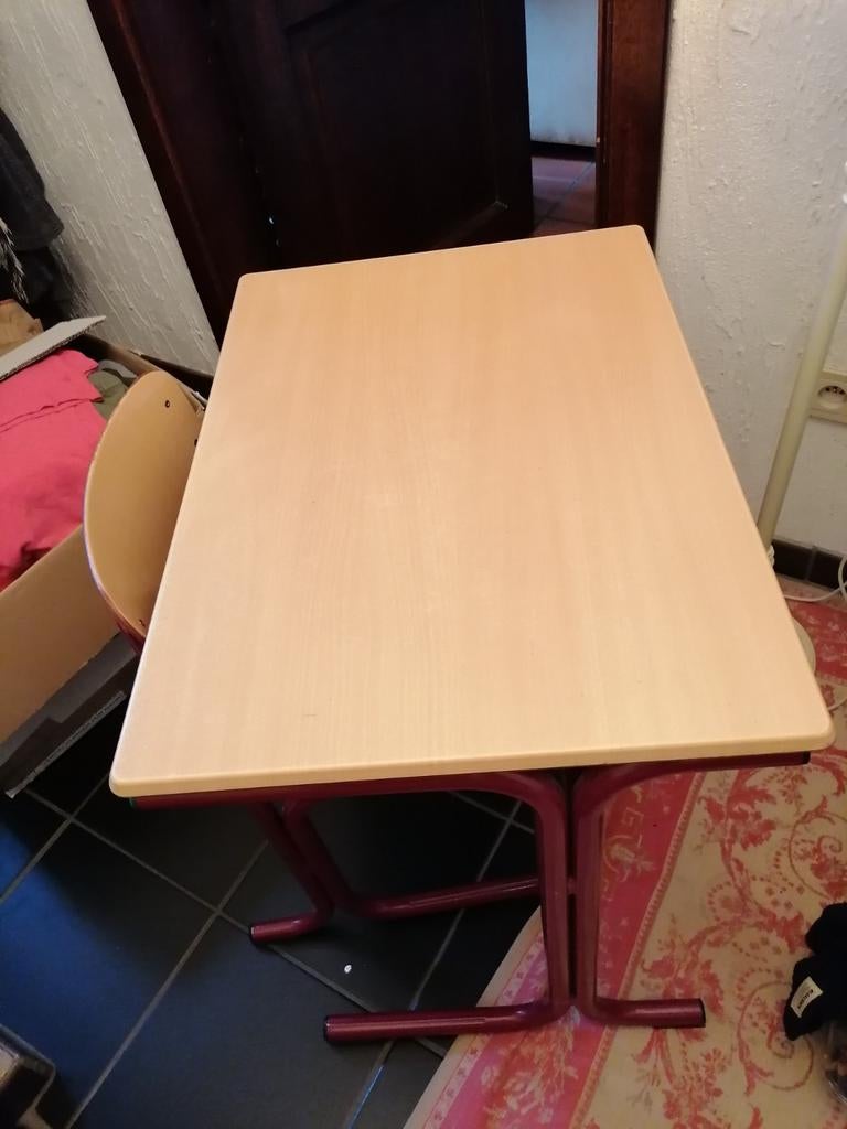 Lessenaar kind bureau stoel galvanitas, Ophalen, Zo goed als nieuw