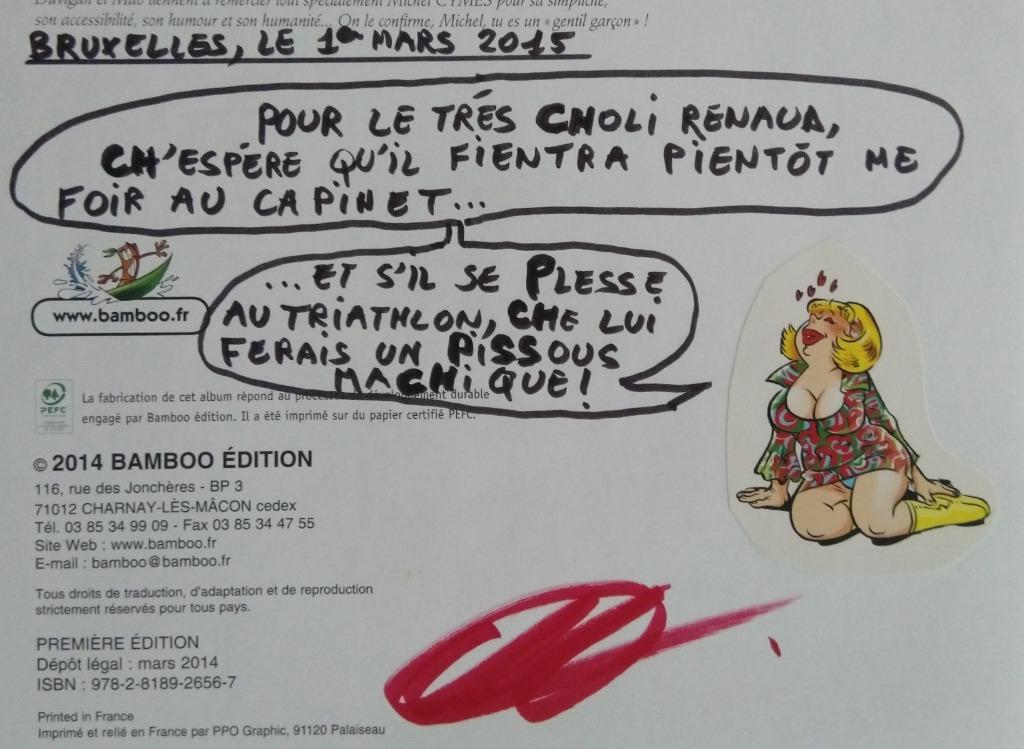 BD Docteur Cymes 1 EO Dédicace (scénariste) Cymes, Mao et Du, Une BD, Enlèvement ou Envoi, Neuf, Cymes, Mao et Duvigan