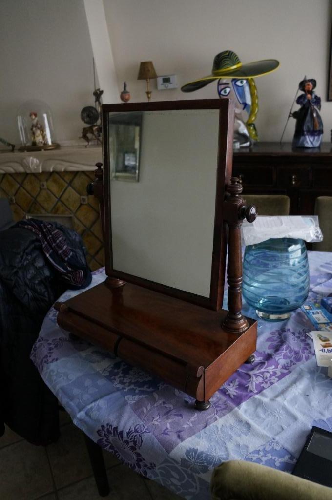 Meuble miroir de toilette ancien, Antiquités & Art, Enlèvement