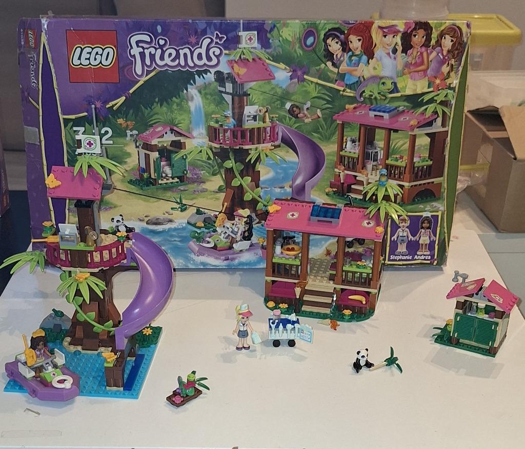 Lego friends jungle reddingsbasis 41038, Kinderen en Baby's, Ophalen, Zo goed als nieuw, Complete set, Lego