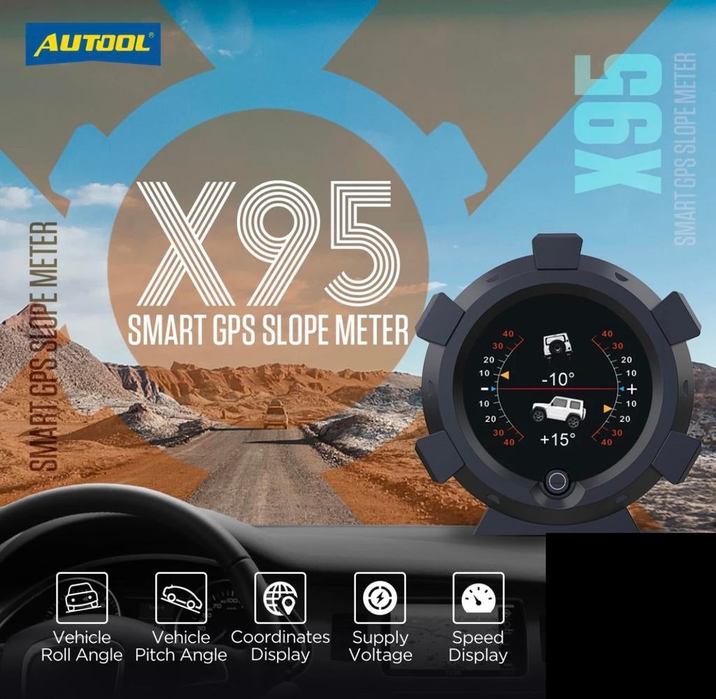 Autool X95 Auto 4X4 Inclinometer, Ophalen of Verzenden, Nieuw