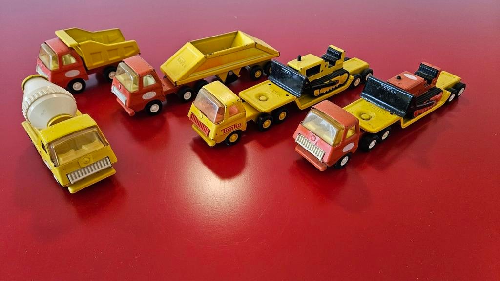Lot Tonka - véhicules de chantier, Enlèvement ou Envoi, Utilisé