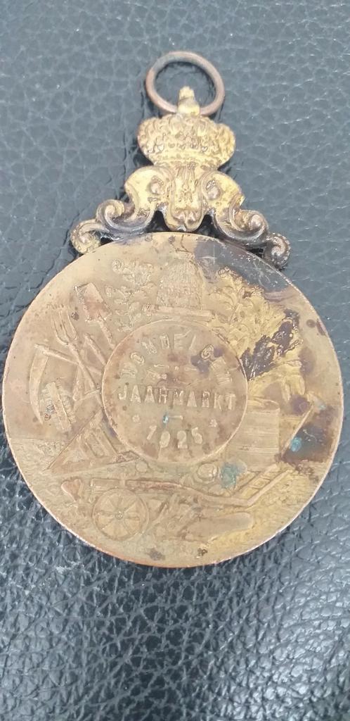 Wondelgem/Koning Albert 1925 Medaille, Ophalen of Verzenden