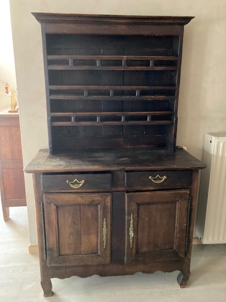 Antieke kast, bordenkast, Ophalen