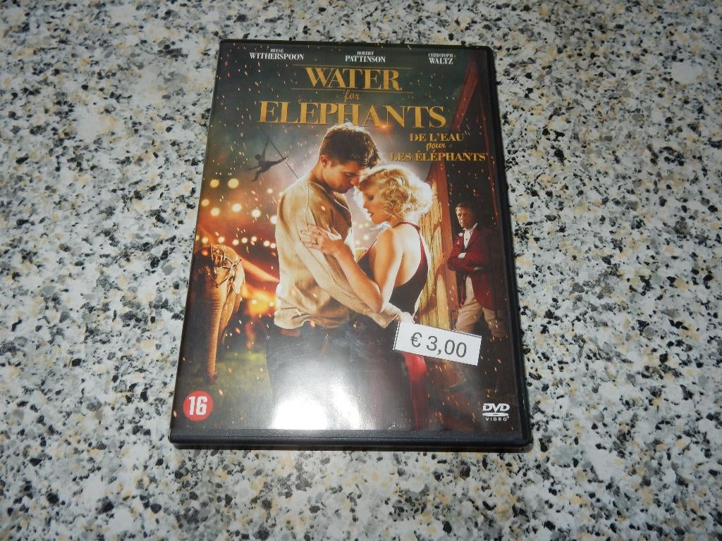 nr.2416- Dvd: water for elephants - drama, Vanaf 16 jaar, Ophalen of Verzenden, Zo goed als nieuw, Drama