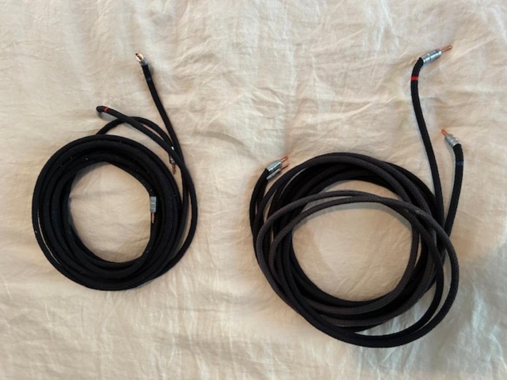 Cable HP Aktyna SCM Vortex Master Reference, 3m et 4m, Enlèvement ou Envoi, Comme neuf, 2 à 5 mètres, Câble de haut-parleur