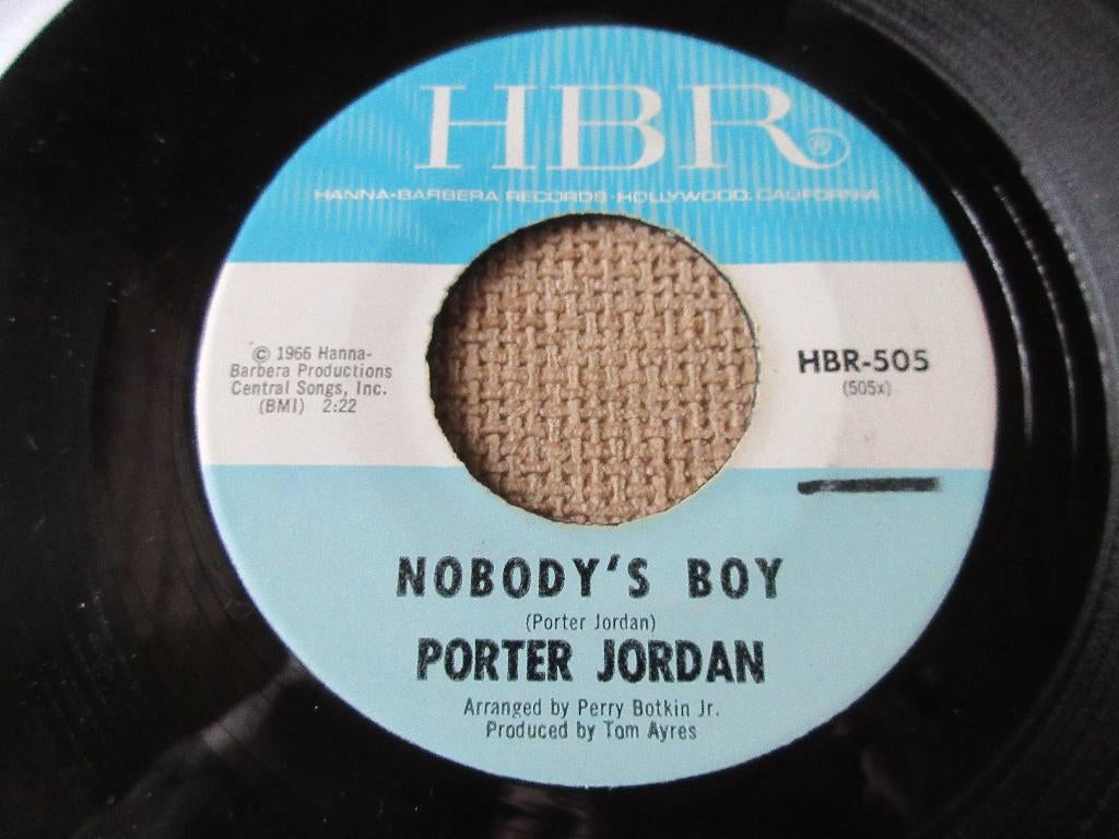 Porter Jordan ‎– Nobody's Boy / Untouchable Woman, Single, Utilisé, 7 pouces, R&B et Soul