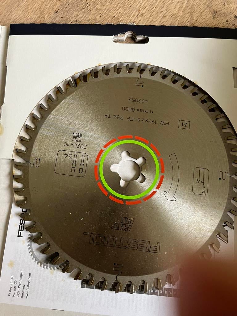 Lame de scie Festool, Neuf, 30 à 70 mm, Enlèvement, Festool