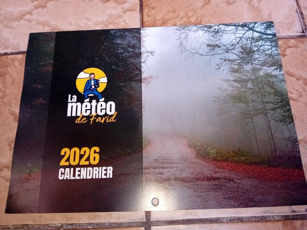 Calendrier 2026 météo Mons, Diversen, Kalenders, Ophalen, Maandkalender, Nieuw
