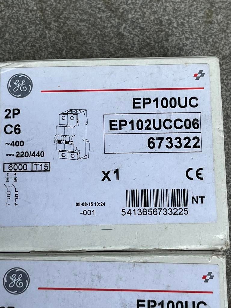 Vynckier EP100UC C6 zekering, Doe-het-zelf en Bouw, Ophalen of Verzenden, Zo goed als nieuw