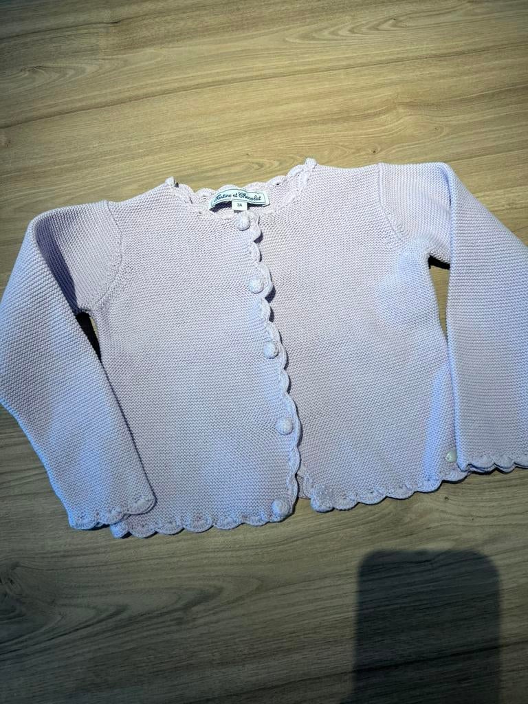 Tartine et Chocolat Gillet 3jaar Lila nieuw, Ophalen of Verzenden, Zo goed als nieuw