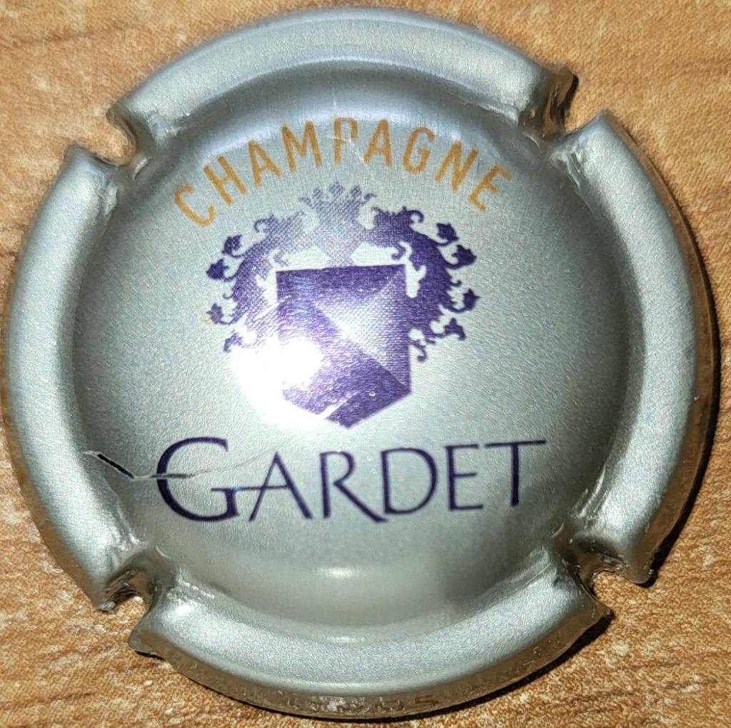 Capsule Champagne GARDET argent & bleu nr.07, Verzamelen, Ophalen of Verzenden, Gebruikt, Frankrijk, Champagne