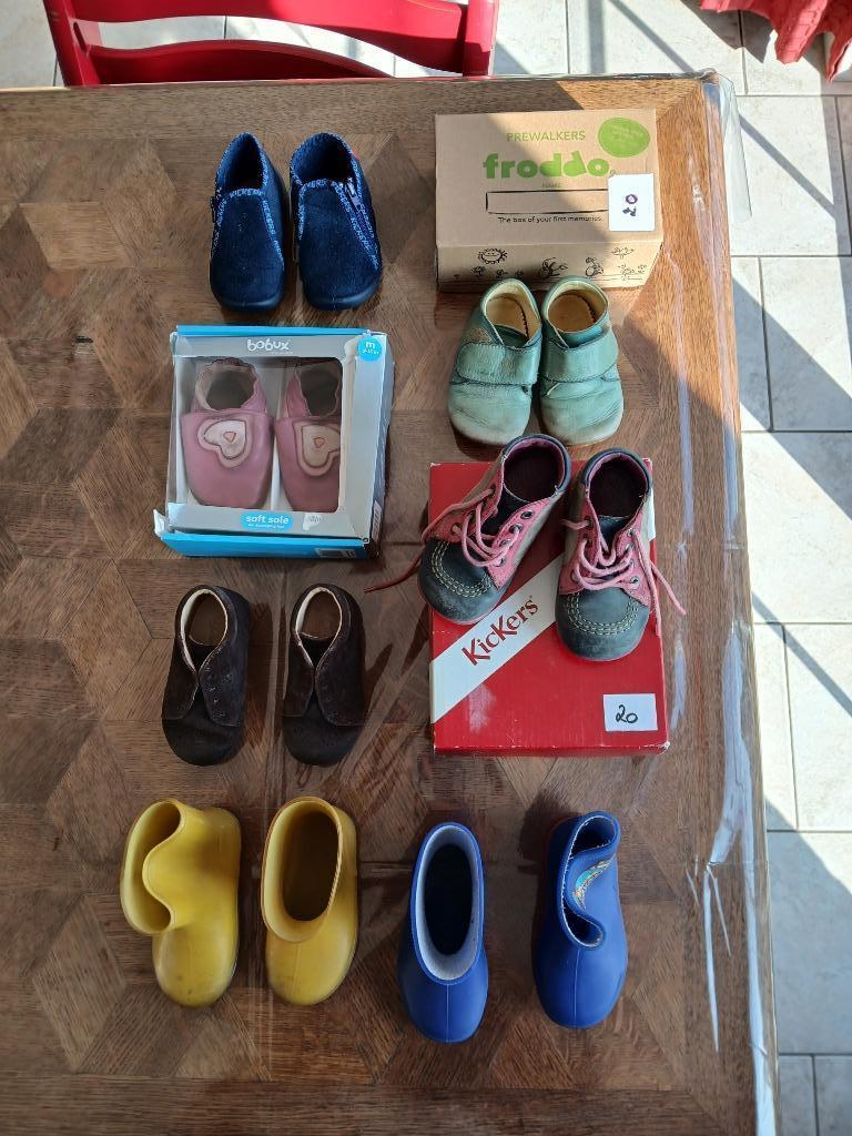 lot de 7 paires de chaussures enfants taille 20, Enfants & Bébés, Garçon ou Fille, Enlèvement ou Envoi, Kickers, Utilisé