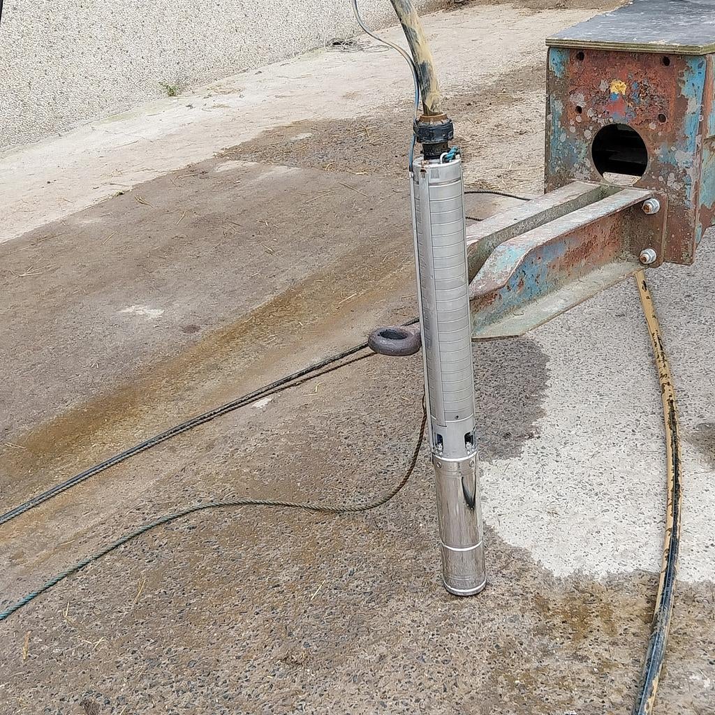 Rvs bronpomp 400V, Ophalen of Verzenden, Zo goed als nieuw