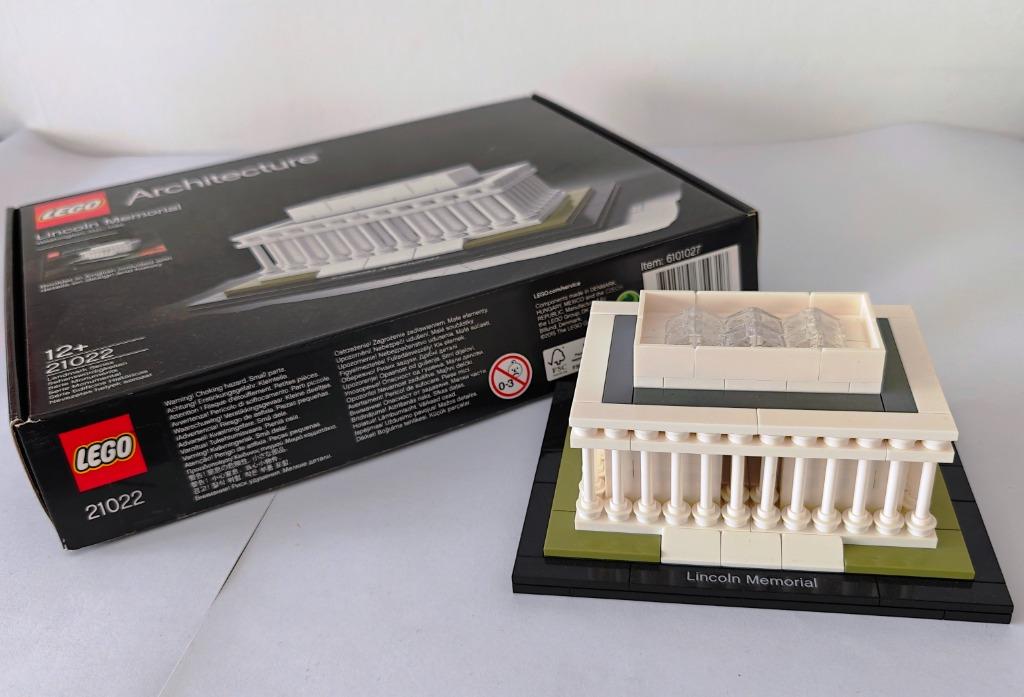 Lego Architecture 21022 Lincoln Memorial set compleet, Ophalen of Verzenden, Zo goed als nieuw, Complete set, Lego