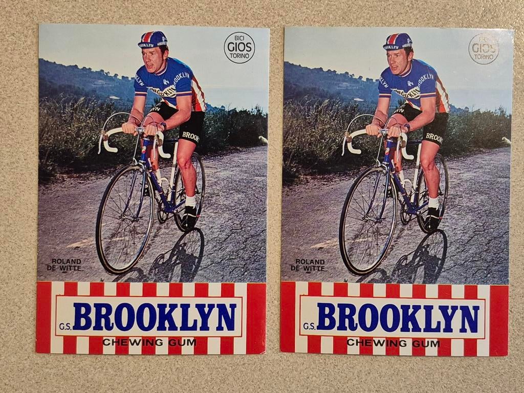 Set wielerkaarten Team Brooklyn Roland De Witte, Ophalen of Verzenden, Zo goed als nieuw