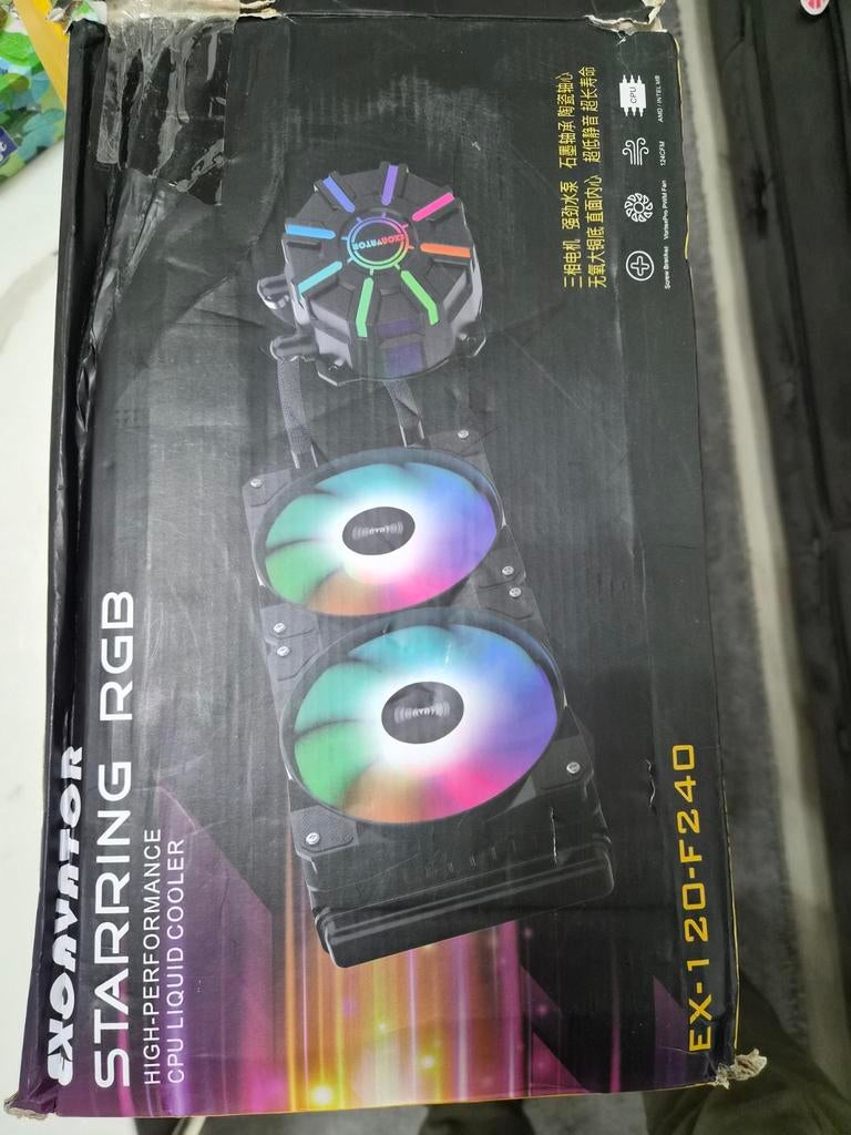 Water cooling 240mm rgb, Nieuw, Koelpasta