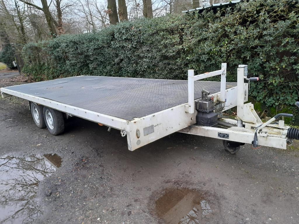 aanhangwagen 3.5 T ,grote plateau, Zakelijke goederen, Machines en Bouw | Transport, Ophalen
