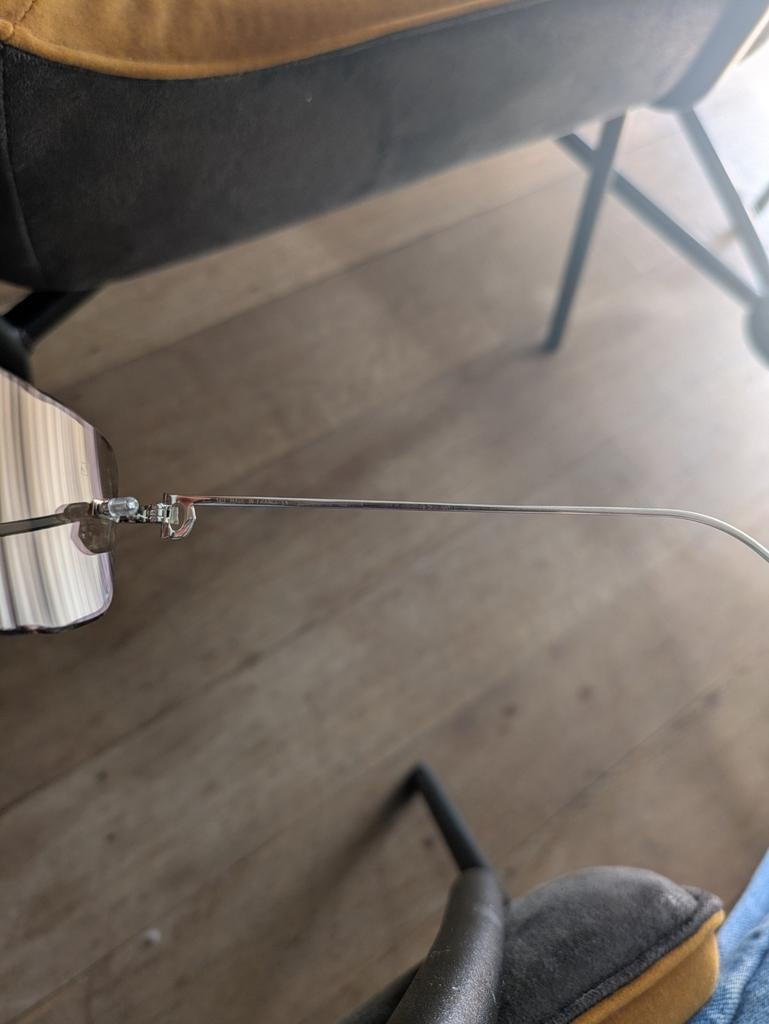 Cartier zonnebril zilver CT01130 – 1x gedragen als nieuw, Ophalen of Verzenden