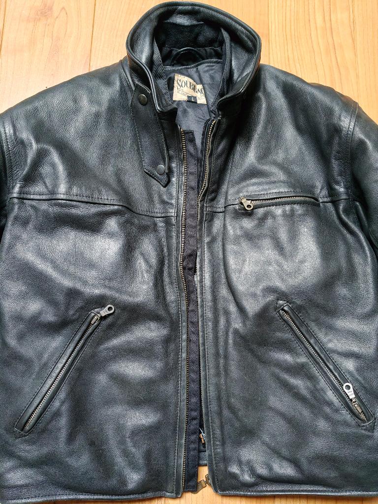 BLOUSON MOTO SOUBIRAC TAILLE L NOIR, Seconde main, SOUBIRAC, Manteau | cuir, Enlèvement