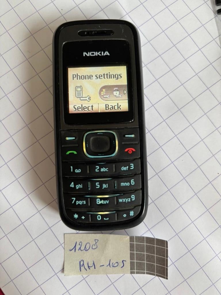 Nokia 1208 (ancien téléphone 2YK), Télécoms, Enlèvement ou Envoi, Utilisé