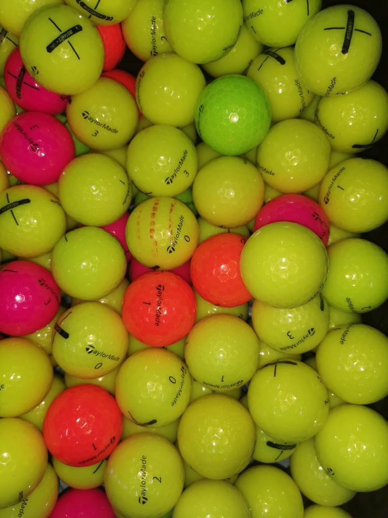 Taylormade distance golfballen geel 50 stuks, Ophalen of Verzenden