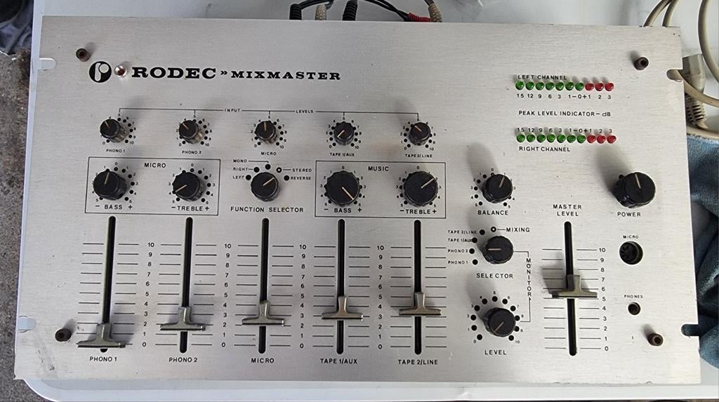Rodec Mixmaster, Muziek en Instrumenten, Mengpanelen, Ophalen, Gebruikt