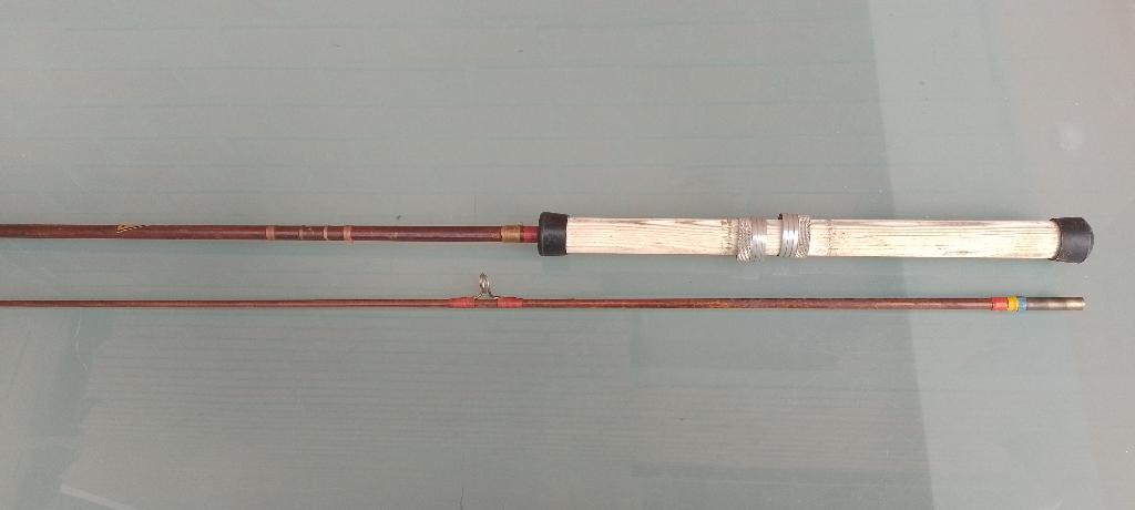 vintage glasvezel werphengel Atlantic superglass, Ophalen, Gebruikt, Werphengel