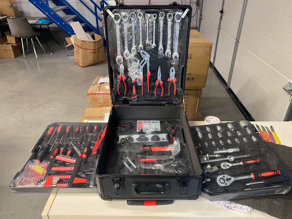 NIEUW Gereedschapskoffer 4 Laden Trolley VOL, Doe-het-zelf en Bouw, Ophalen, Gevuld, Nieuw