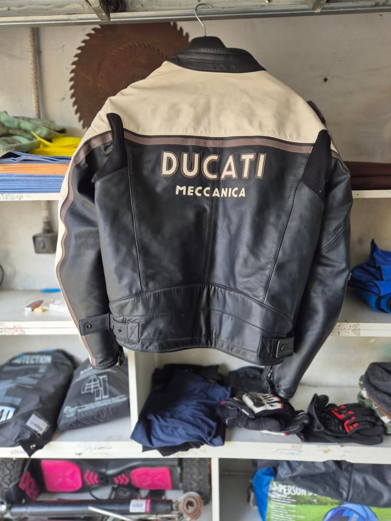 Ducati jack vest jas, Ophalen, Jas | leer