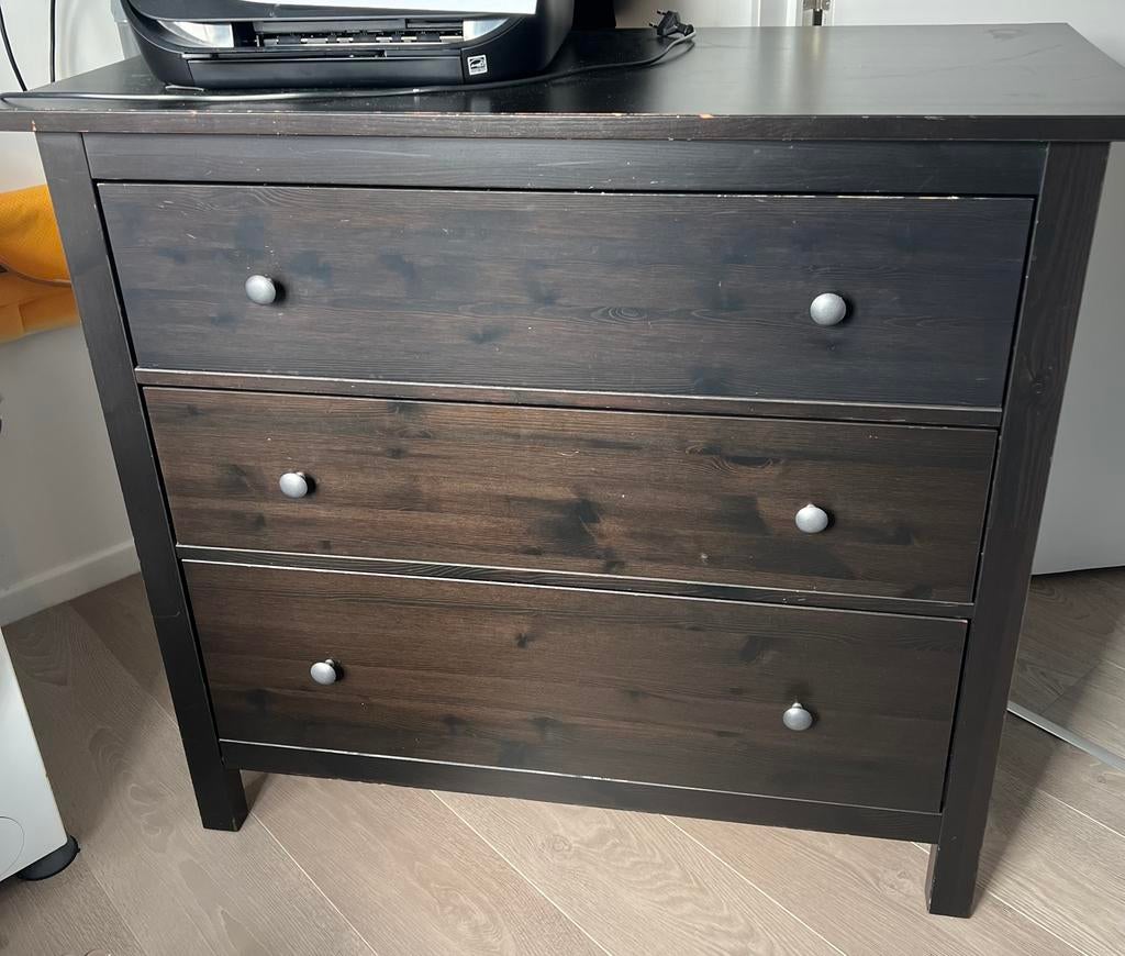 Gratis ikea hemnes ladekast zwart, Ophalen