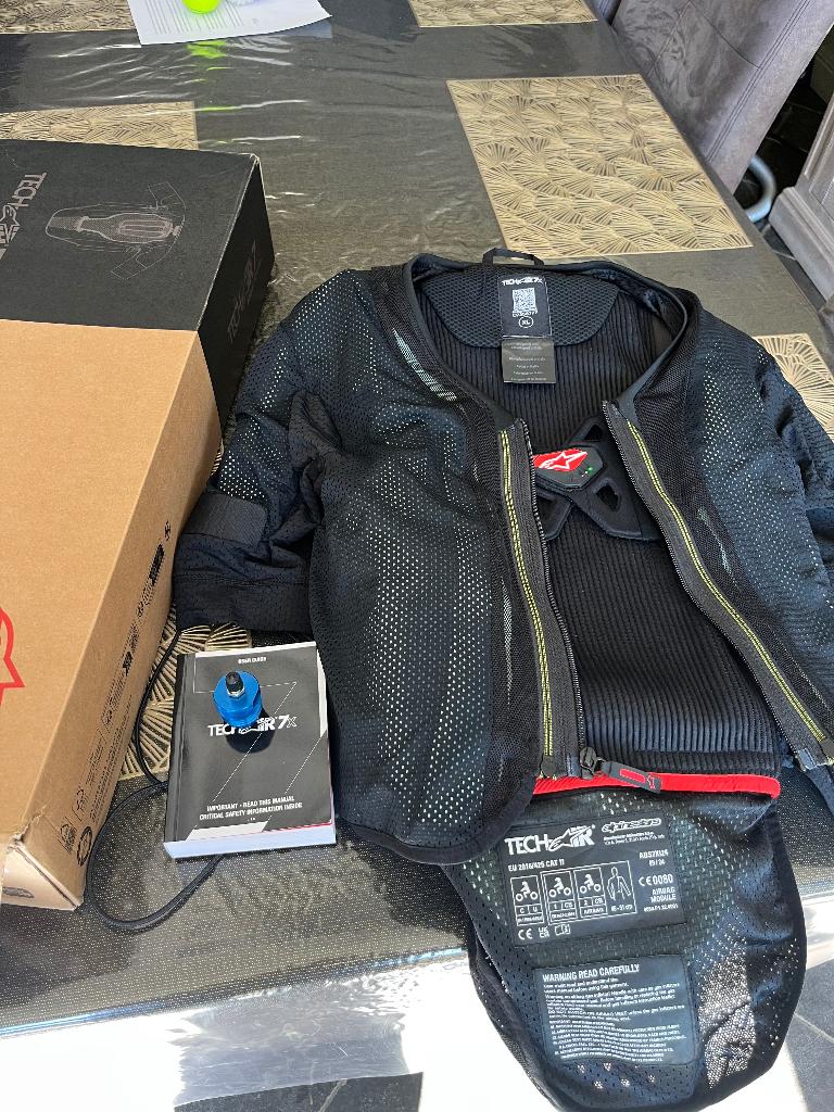 Airbag tech air 7x, Motoren, Ophalen, Tweedehands, Jas | textiel, Alpinestars