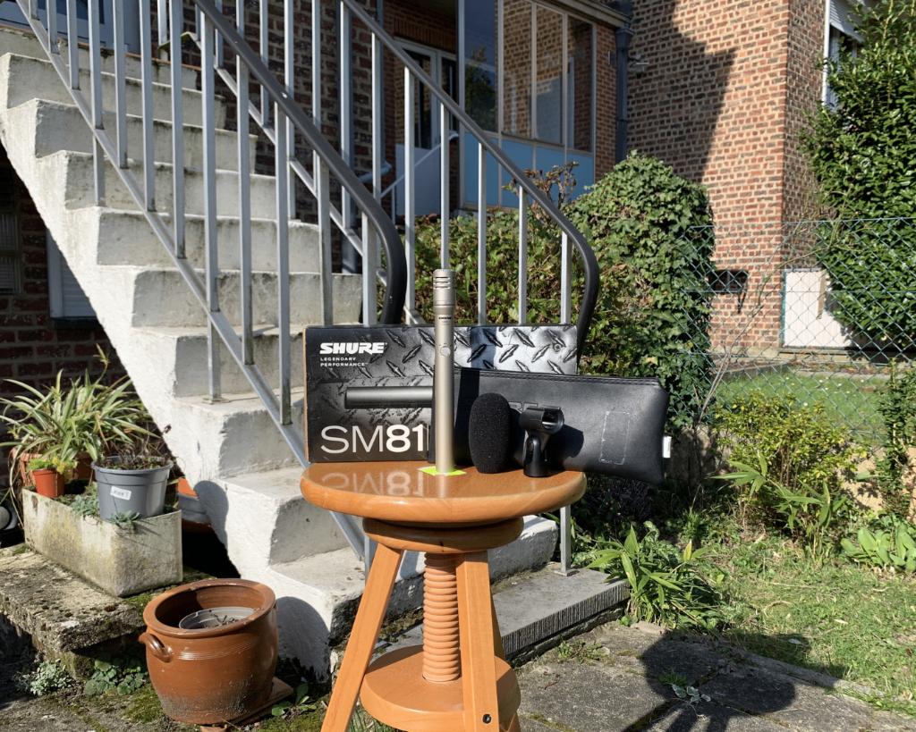 Shure SM81, Musique & Instruments, Enlèvement ou Envoi, Comme neuf, Micro pour instrument