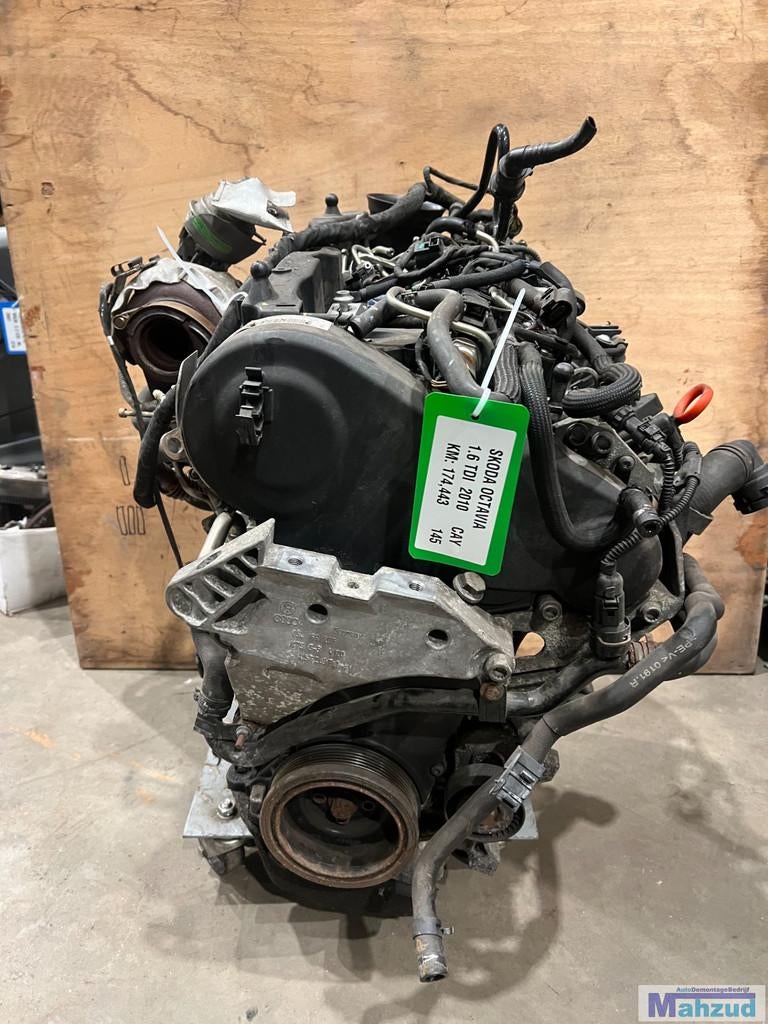 SKODA OCTAVIA 3 1.6 TDI Motorblok motor CAY CAYC, Auto-onderdelen, Motor en Toebehoren, Skoda, Gebruikt