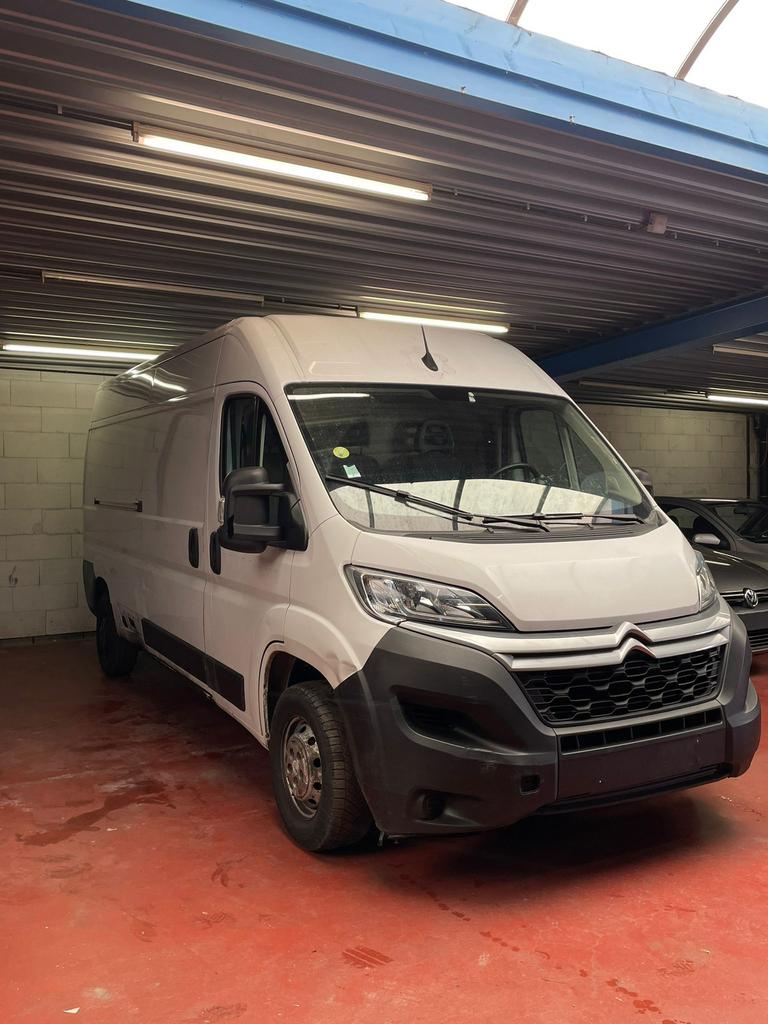 Citroen jumper te koop, Auto's, Citroën, Bedrijf, Jumper, Diesel, Euro 6, Overige carrosserie, 4 deurs, Handgeschakeld, Wit, Zwart