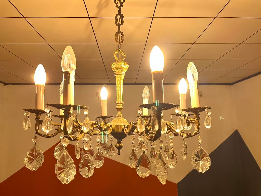 Kristallen luster, Ophalen, Gebruikt