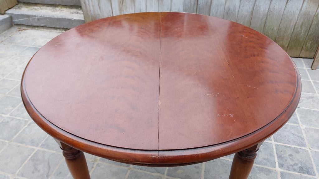 Table ronde extensible, 100 à 150 cm, Cinq personnes ou plus, Rond, 100 à 150 cm