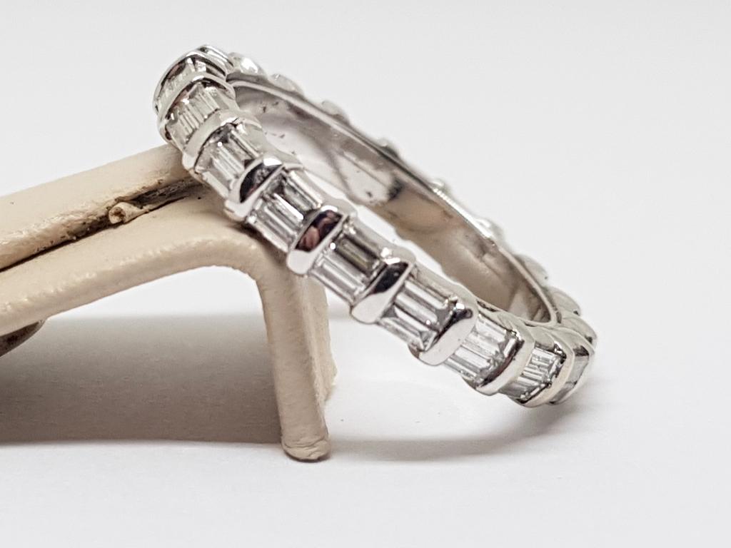 Diamant Memory Ring 2.00ct., Bijoux, Sacs & Beauté, Bagues, Neuf, Enlèvement ou Envoi, Or, Plus petit que 17